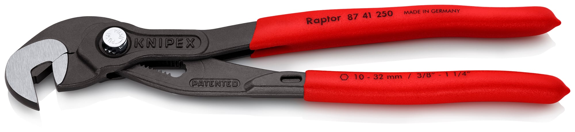 Raptor™ Pliers, 10 in., Non-Slip Plastic