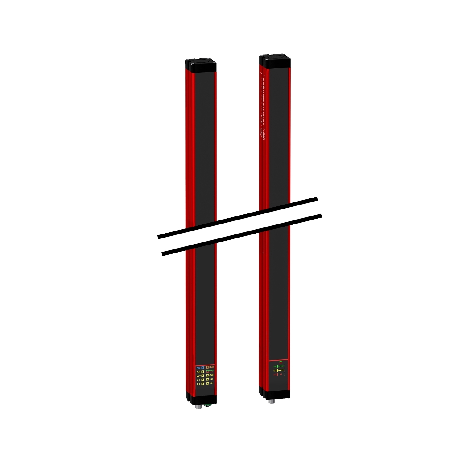 Safety light curtain type 4, Telemecanique Safety light curtains XUSL, integrated muting hardware config T4 R40 H=91 cm D4 12 m