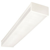 4 Ft. 32W Standard 2-Lamp Fluorescent Wraparound Ceiling Fixture