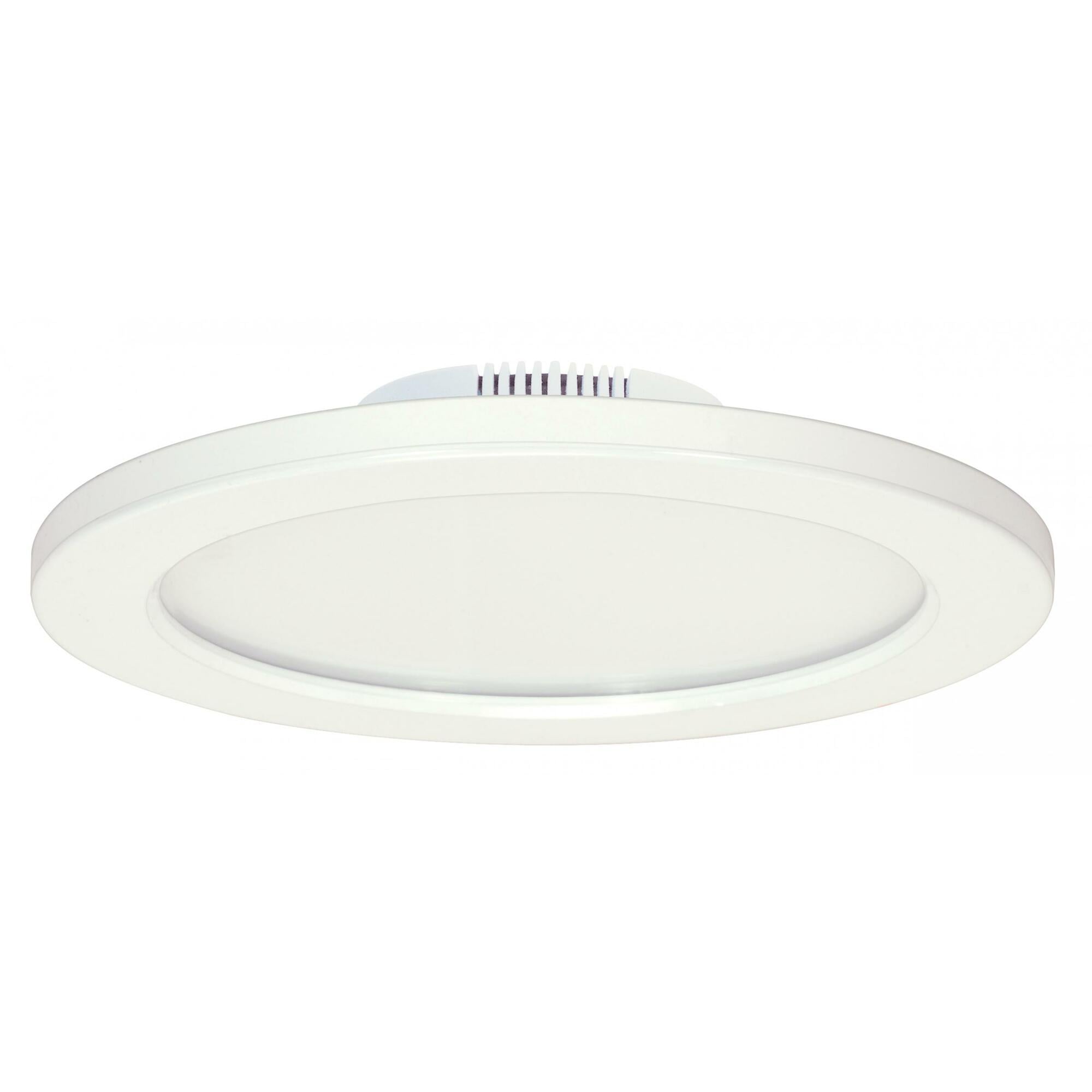12 Watt - 7 in. Flush Mount LED Fixture - 3000K - White Finish - 120/277 volts