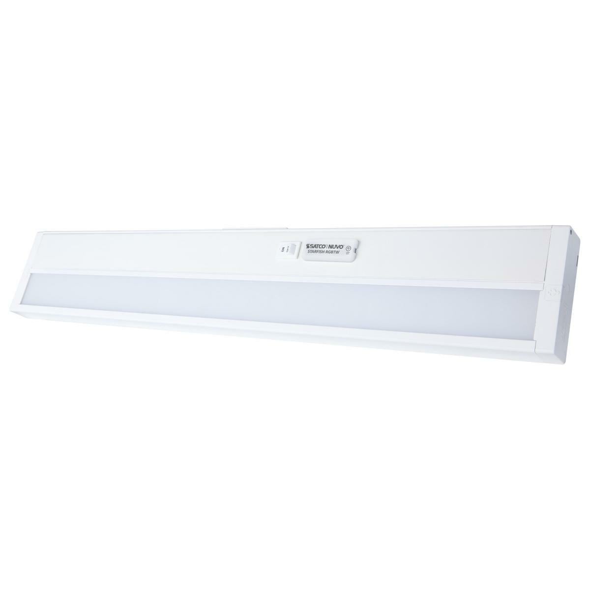 63-553 Nuvo Utility Cabinet Light, 13 W Fixture, 120 V AC, White Housing