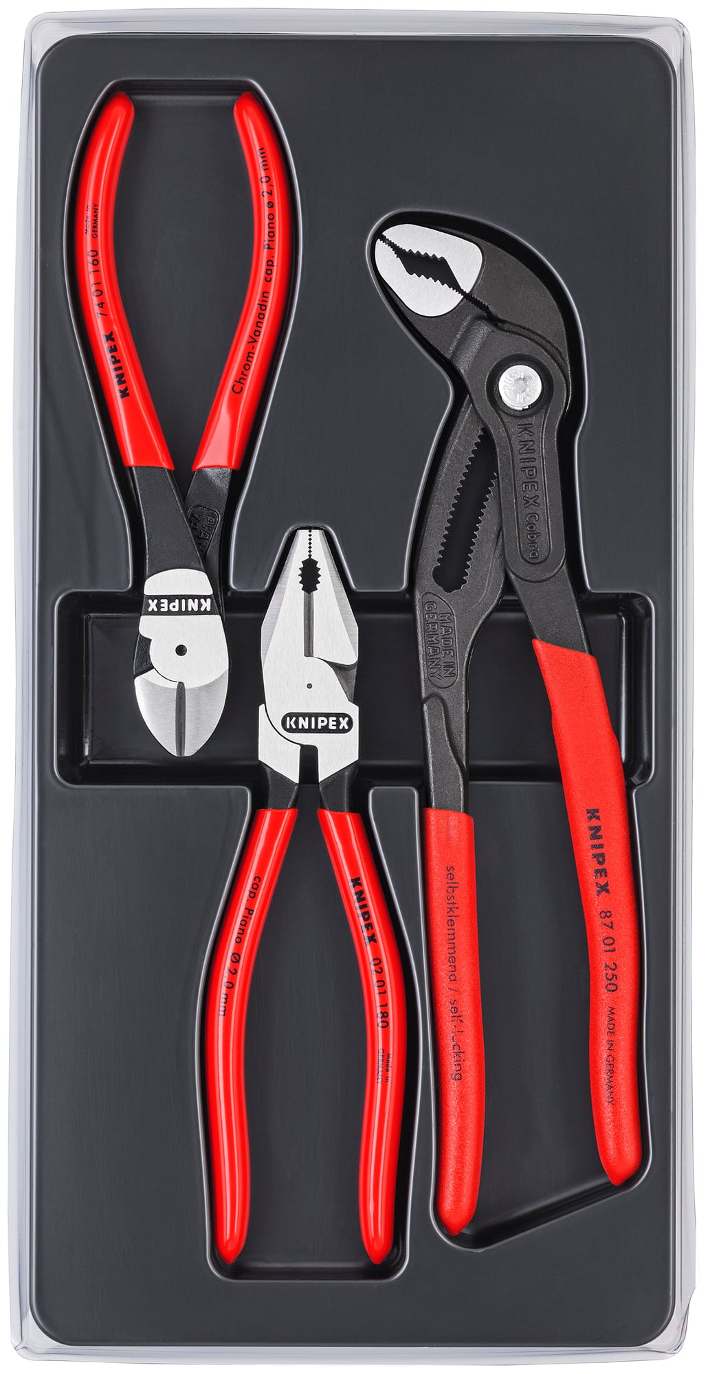 3 Pc Power Pack Pliers Set