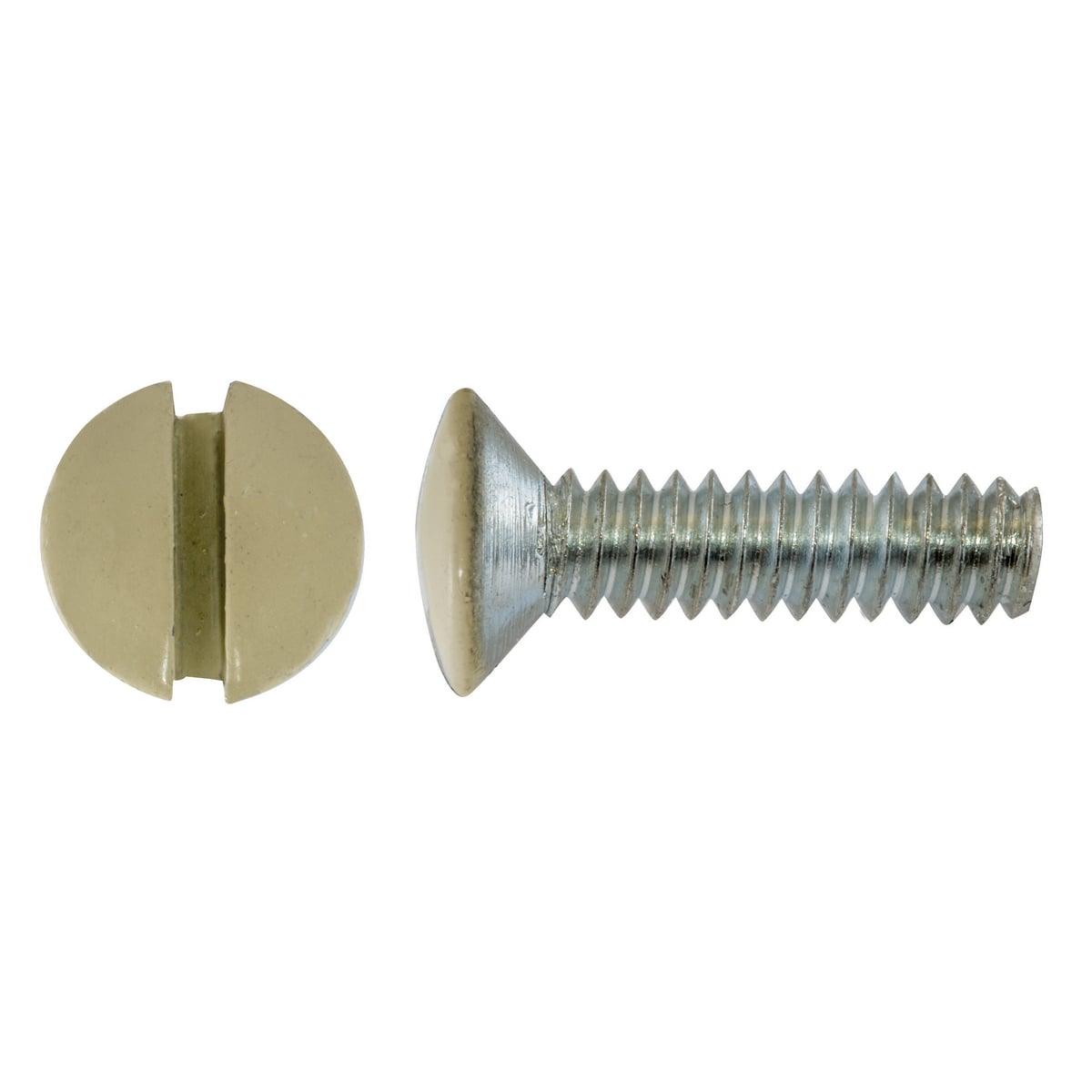 Wallplates, Replacement Screws, 1/2" Length, Ivory, 100 Pack