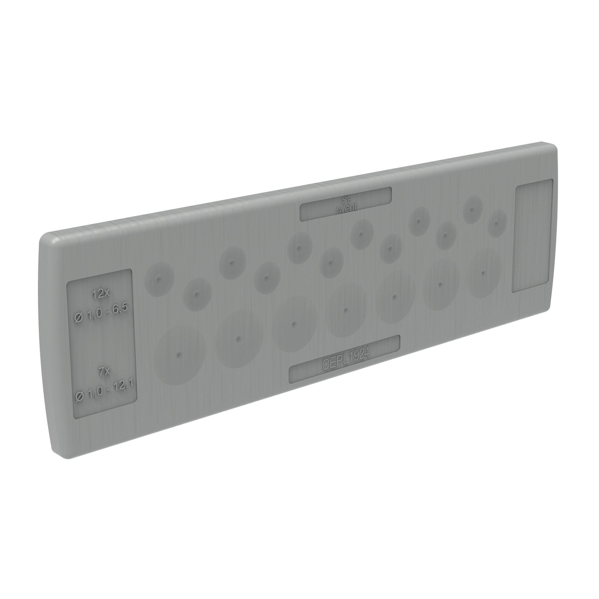 CEPL1924 Rectangular Cable Entry System, Plastic, Untreated
