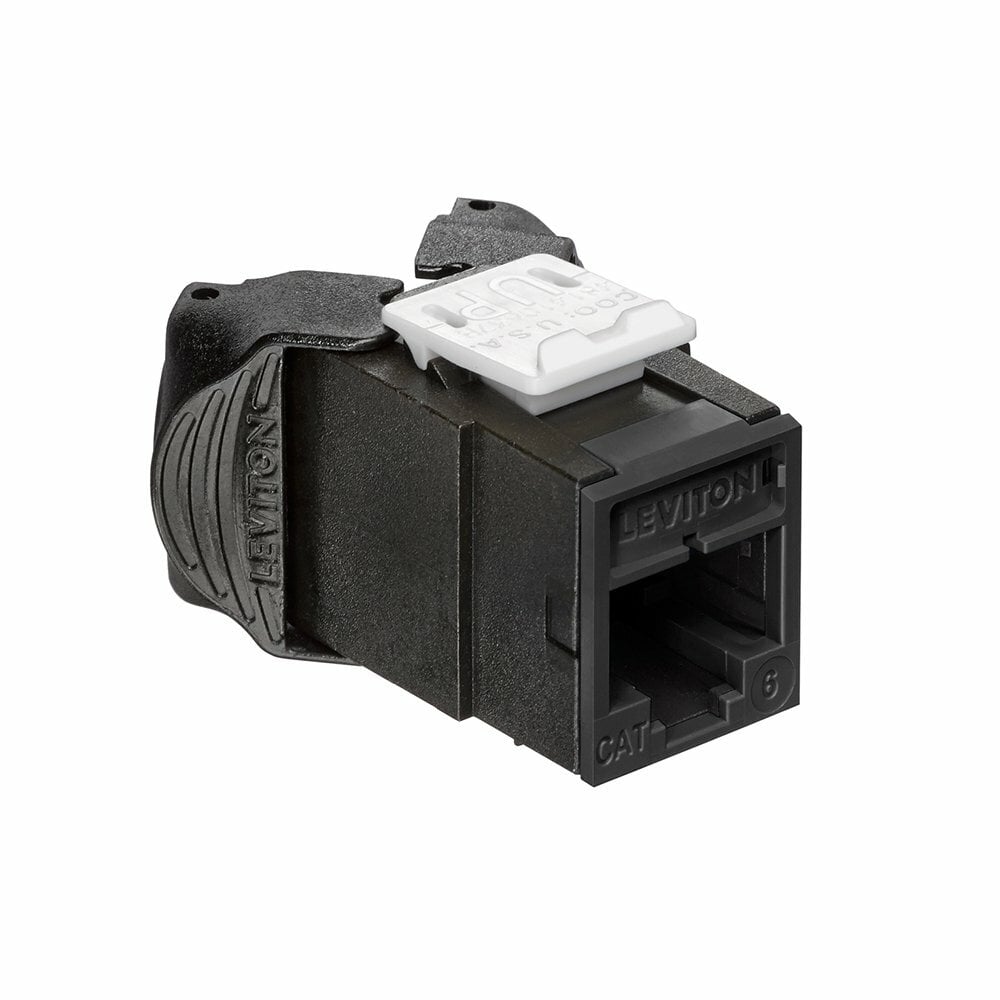 Atlas-X1 Cat 6 UTP QuickPort Connector, Black