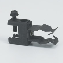 Eaton B-Line series conduit support fasteners, Beams, 1" Height, 1" Length, 1" Width, 0.092lbs, Conduit size: 1" EMT, 0.75" IMC, Rigid, Conduit to beam fasteners, .5" Max mount size, 25 lbs load capacity