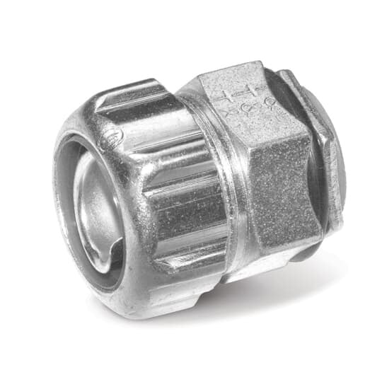 2 Inch Straight Malleable Iron Chase Liquidtight Insulated Connector With Electro-Zinc Plating