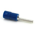 Insulated Vinyl Pin Terminals for Wire Range 16-14, Blue, Canister