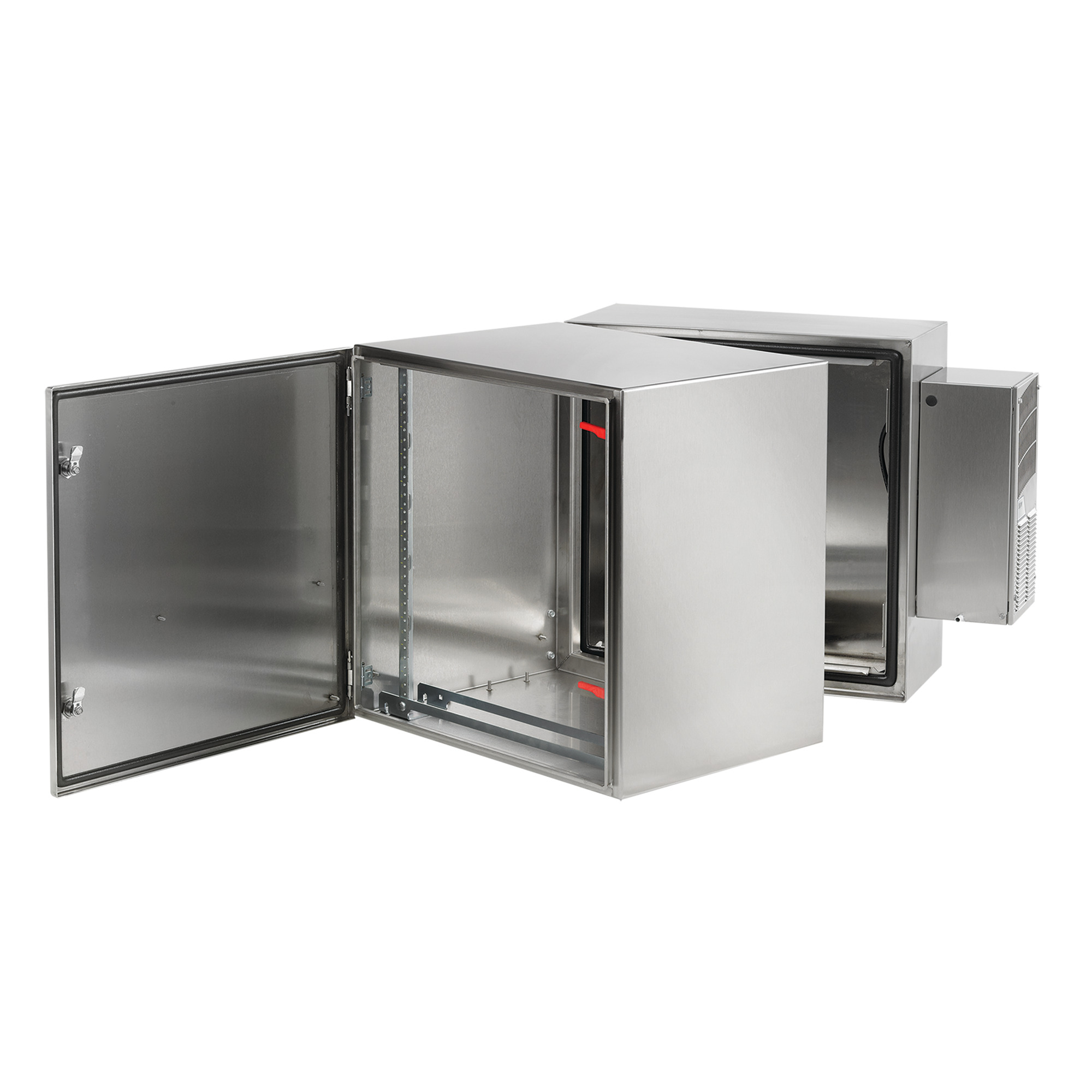 ProTek Double-Hinge Solid AC Type 4 4X 12, 36.30x23.62x27.95, Brushed, SS304