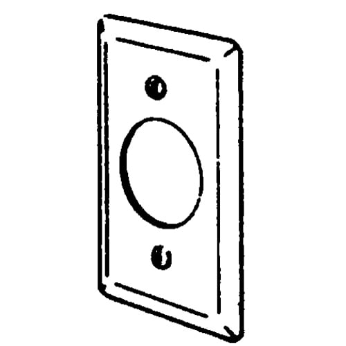Features:Configuration Single Receptacle 1-19/32IN Dia, For 4 X 2 1/8 IN Boxes, Standard:UL E18095, Material:Steel, Size:4 X 2.125IN