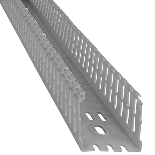 Wiring Duct Narrow Slot, 2 Inches x 2 Inches, Gray PVC