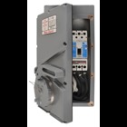 MaxGard Interlocked Receptacle with Circuit Breaker with Screw Cap, 400 Amp, 3 Pole 4 Wire, 30 480V, 60Hz, Breaker Trip Rating 400 Amp