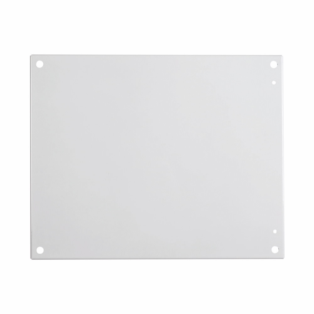 Eaton B-Line series fiberglass accessories, NEMA 4X, Gray, Steel, Back panel, Fiberglass accessories, 14 gauge