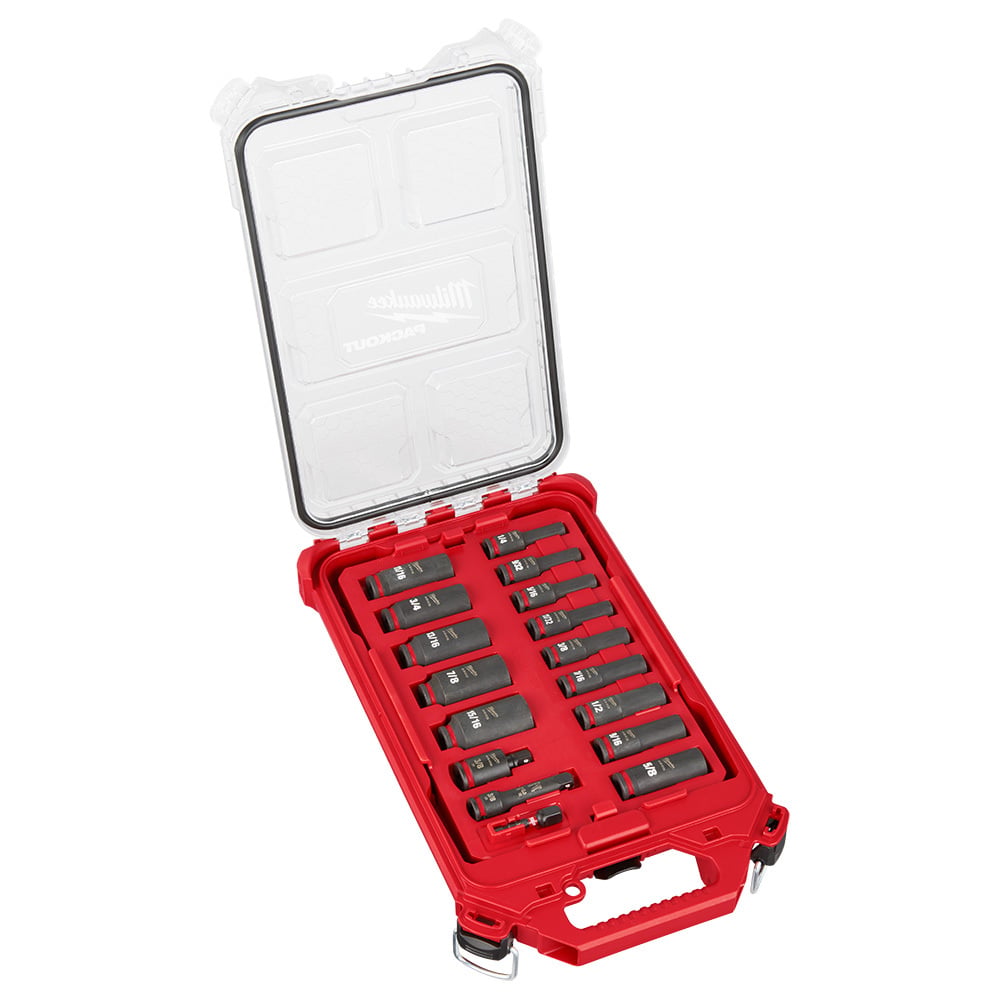 SHOCKWAVE Impact Duty Socket 3/8 Dr 17PC SAE PACKOUT Set
