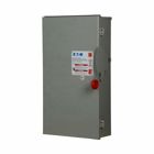 Eaton Heavy duty single-throw fused safety switch, 200 A, NEMA 3R, Painted galvanized steel, Class H, Fusible with neutral, Two-pole, Three-wire, 600 V, Max Hp: 50, 50 hp/50  hp (1PH @480,600 V TD/600 Vdc), #6-250 kcmil Cu/Al