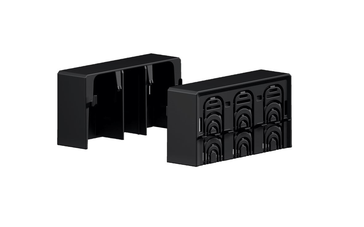RX Connection space cover for NH fuse-switch disconnectors, size 00 (60 mm busbar system)