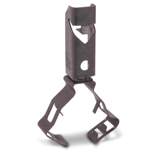 Clip, Z Purlin Finger Close Conduit, Conduit Size 3/4 Inch, Steel