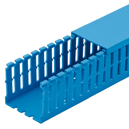 Narrow Slot Flush Cover Duct, PVC, 1 X 4