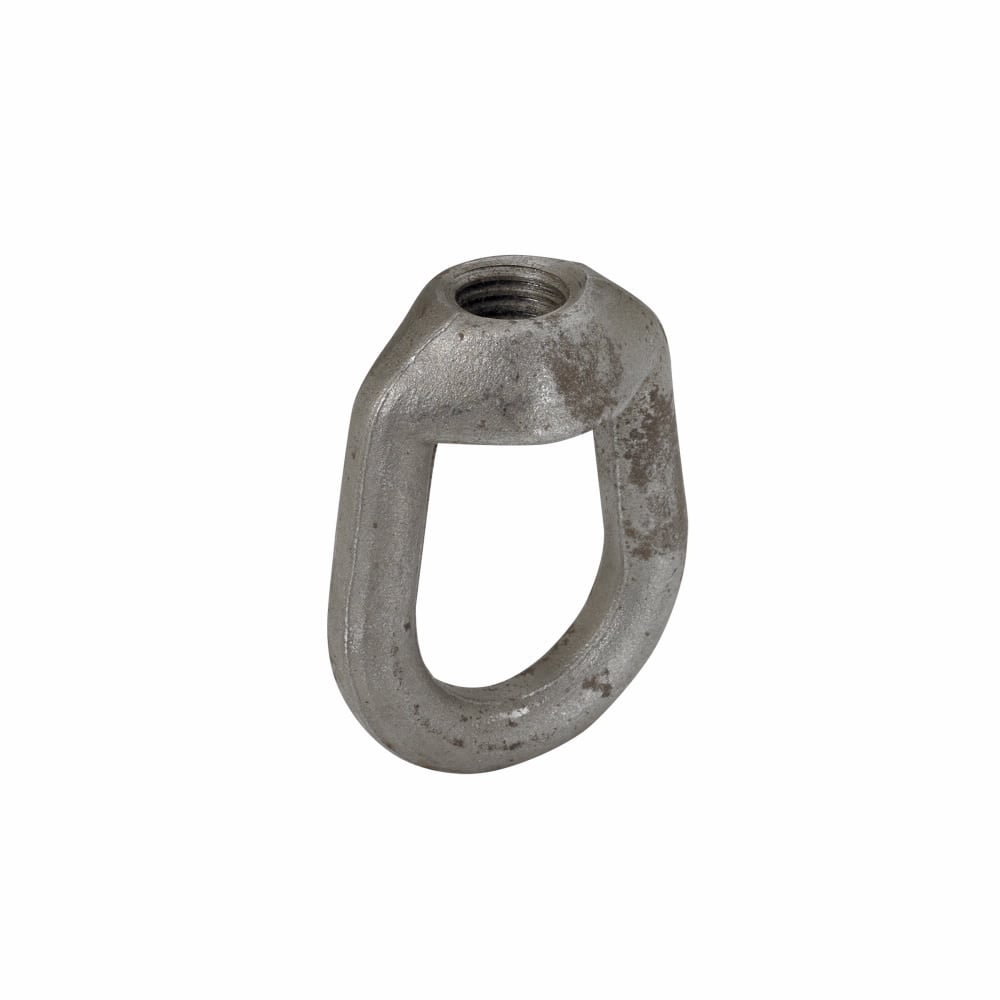 Eaton B-Line series eye nut, 2.6880" H x 1.5" D, Forged steel, 1610 Lbs load cap, 5/8"-11 thread/rod size, 750 op temp