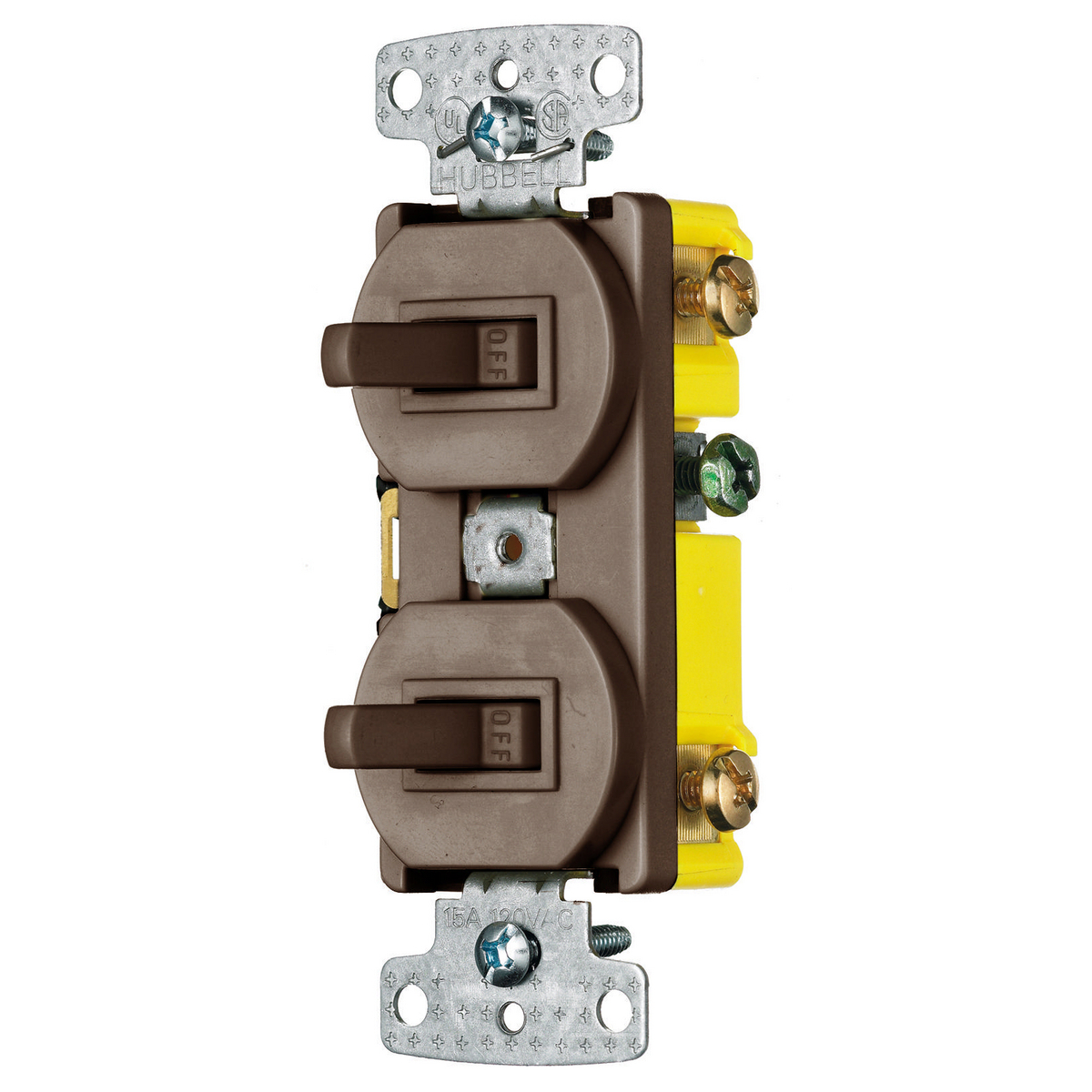 RC103 Traditional 2-Position Standard Traditional Switch Combination Device, Electrical Ratings: 120 V AC, 15 A, 1800 W, 1 Poles