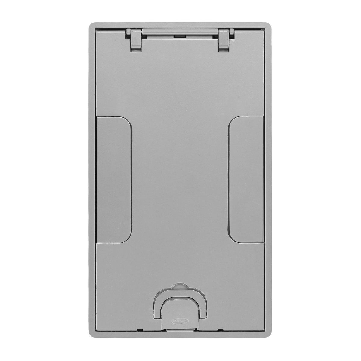 Concrete Floors, Recessed, CFB2G & CFB4G Rectangular Series, Flush Cover Assembly, Aluminum Powder Paint Finish