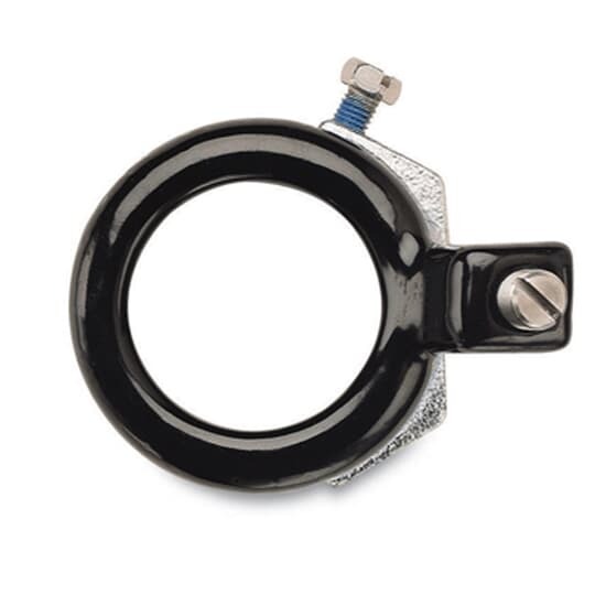 1 Inch Blackjack Grounding Bushing, Aluminum, Galvanized, Wire Range 14 to 2/0 for Use with Threaded or Threadless Rigid/IMC Conduit