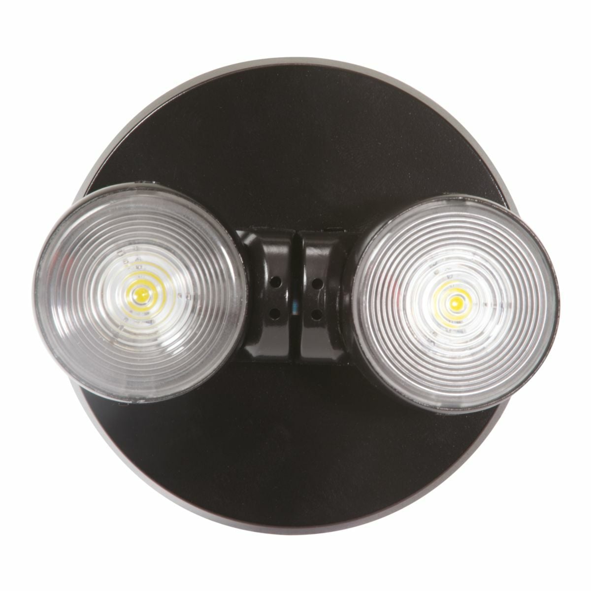 Double Remote Heads LED Emergency Heads Wet Location Listed,White Housing