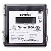 Series 2000 277/480V Three Element Meter, Line-to-Line, Outdoor, 200:0.1, 3P4W, Gray