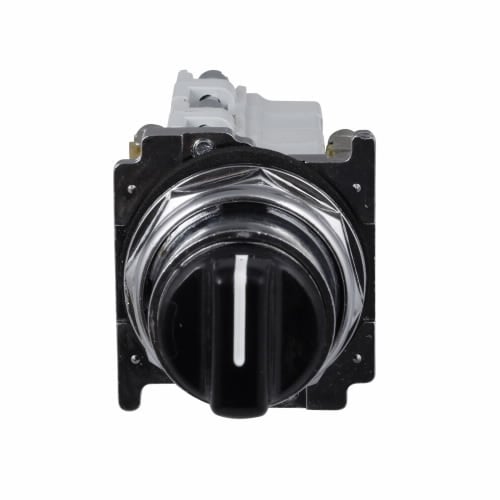 Selector Switch  Black 3Pos  KNB 2NO 2NC