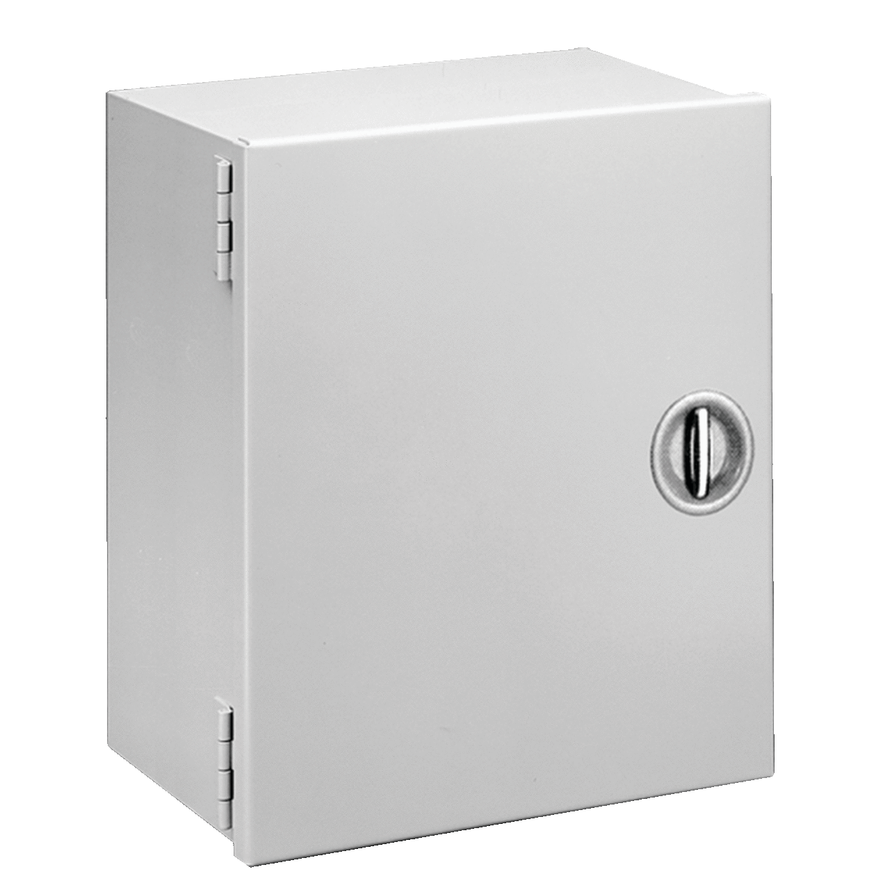 Hinged-Cover with Recessed Handle Type 1, 30.00x24.00x8.62, Gray, Steel