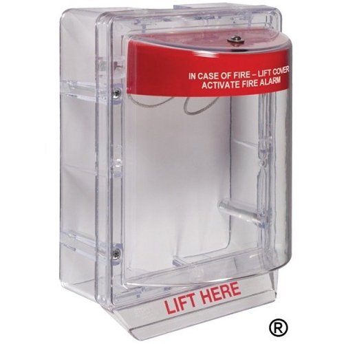 Stopper II Cover with Horn and Clear Spacer, Fire Label
