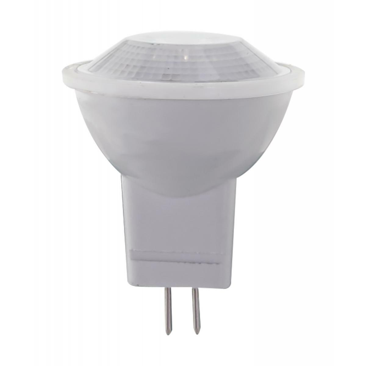 2-Watt MR11 LED Lamp - GU4 Base 3000K 12V 36 Degree Beam Spread 2-Pack