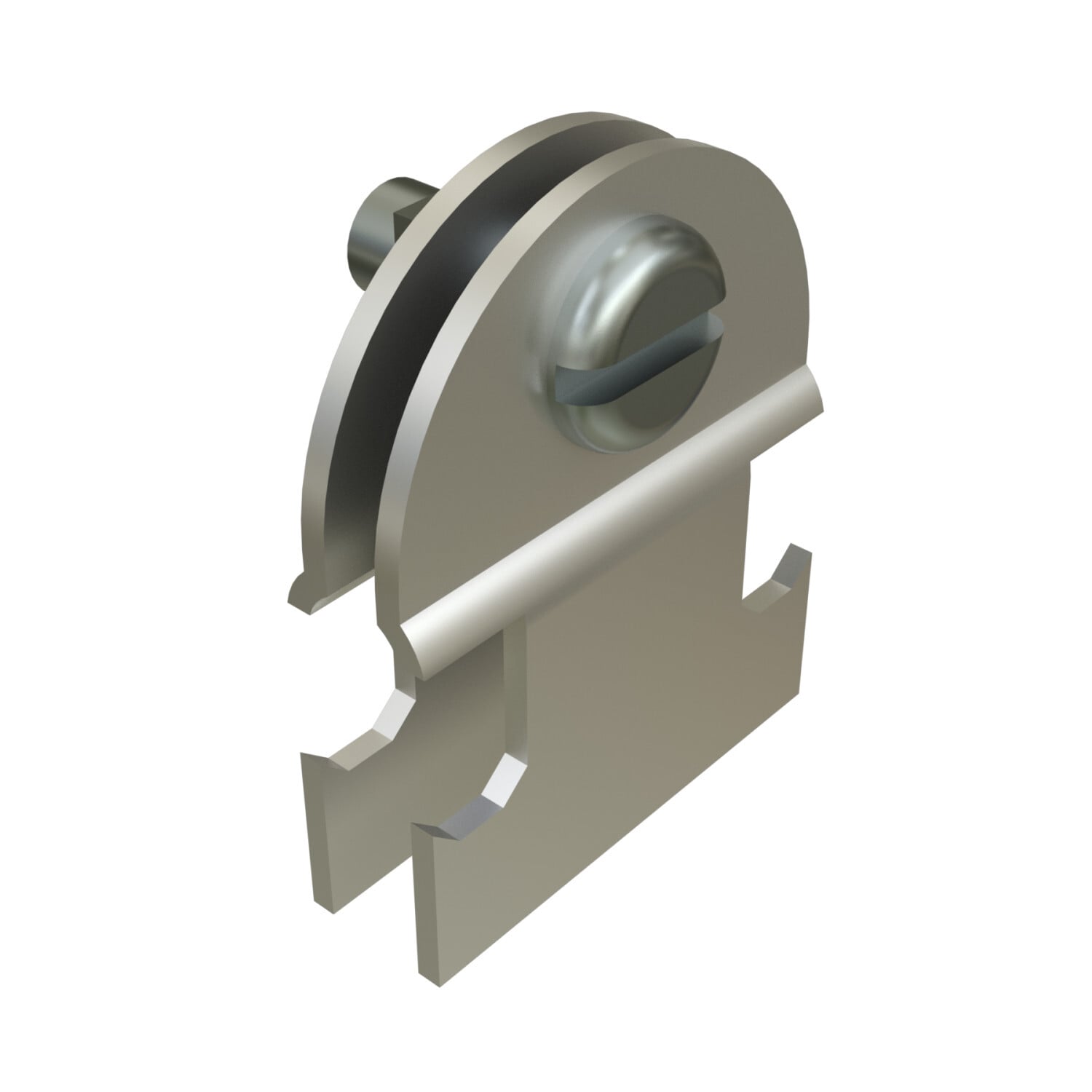 UNISTRUT O.D. TUBING CLAMP, 1/2", 1-1/4"x 1-7/8"x 5/8", SS