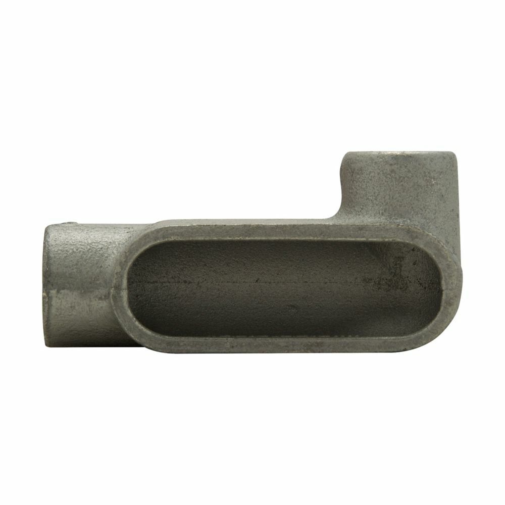 Eaton Crouse-Hinds series Condulet Form 7 conduit outlet body, Copper-free aluminum, LR shape, 1-1/4"