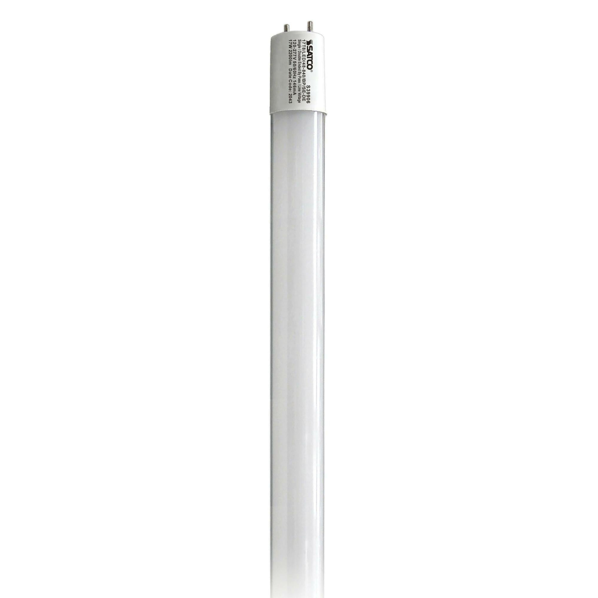 17W T8 LED - 4 ft. - 4000K - G13 Base - 50000 Hours - 2200L - Type B - BBP - 1 or 2 Ended Wiring