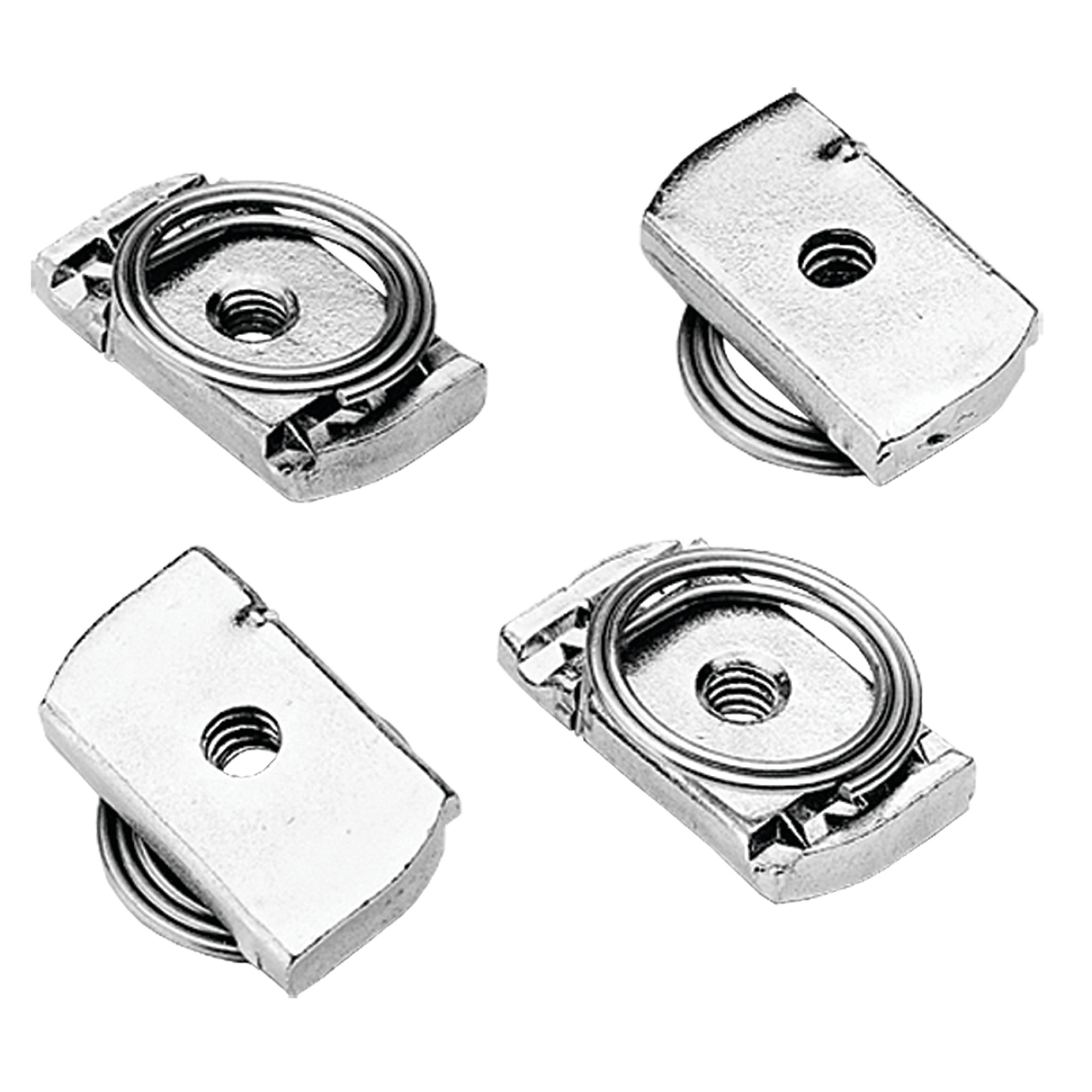 Top-Grip Clamping Nut Package, #10-32 Quantity 20, Plated, Mild Steel
