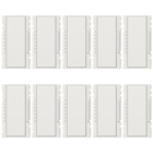 Replacement Button Kit for RadioRA 2 or HomeWorks dimmers, 10-pack in white