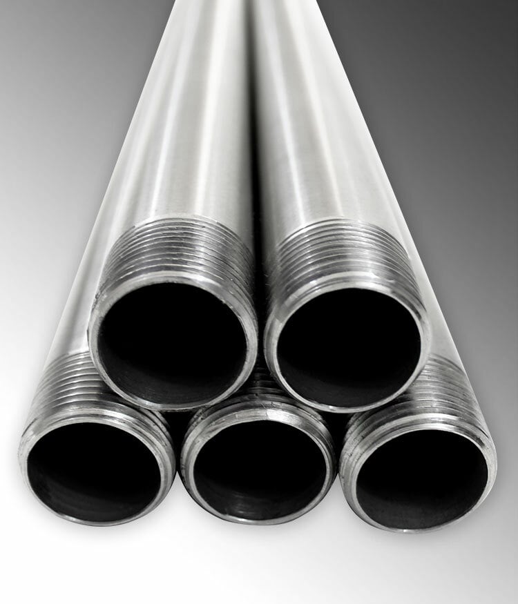 Rigid Stainless Steel 316 Conduit With Coupling 1" Trade Size 10 Feet Long UL Listed UL6A E230584 ANSI C80.1
