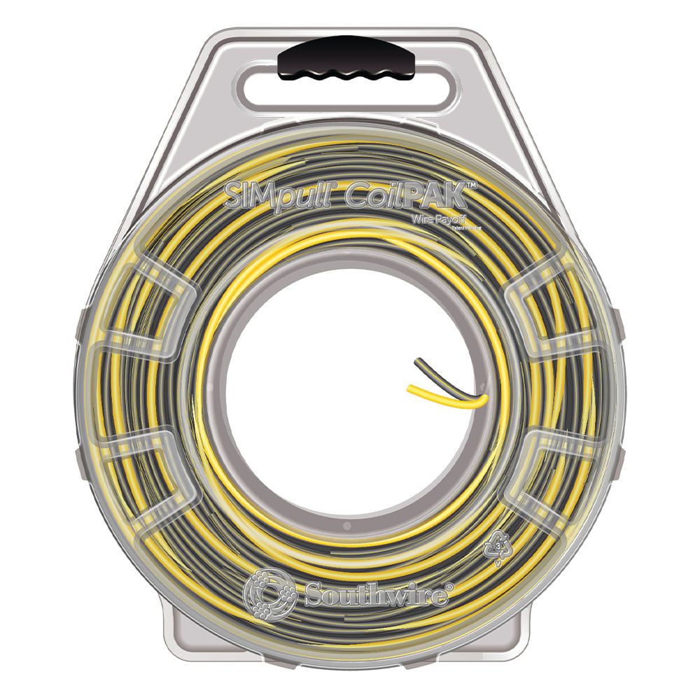 The SIMpull CoilPAK  Wire Payoff provides greater versatility and efficiency to branch circuit installations, eliminating the need for handling bulky spools and all of the setup and energy that go along with them. SIMpull CoilPAK  Wire Payoffs increase both safety and productivity by reducing the physical effort associated with material handling, pulling wire out of the package, and pulling wire through conduit. See Resources section for more information.