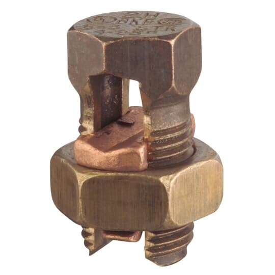 Type H - High Strength Split-Bolt Connector, Conductor Range for Equal Main and Tap 350 kcmil-250 kcmil, Conductor Range for Min Tap with One Max Main 1/0 Str