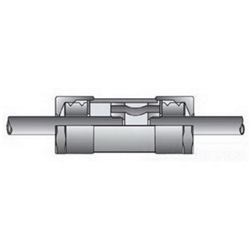 OZ-Gedney Type AXB Expansion Fitting With Integral Bond, Trade Size: 1 IN, 3-1/16 IN Outside Diameter, Length: 8-1/4 IN, Flexibility: RMC And IMC, Body: Ductile Iron, Bonding Jumper: Tinned Copper, Grommets: Neoprene, Third Party Certification: UL
