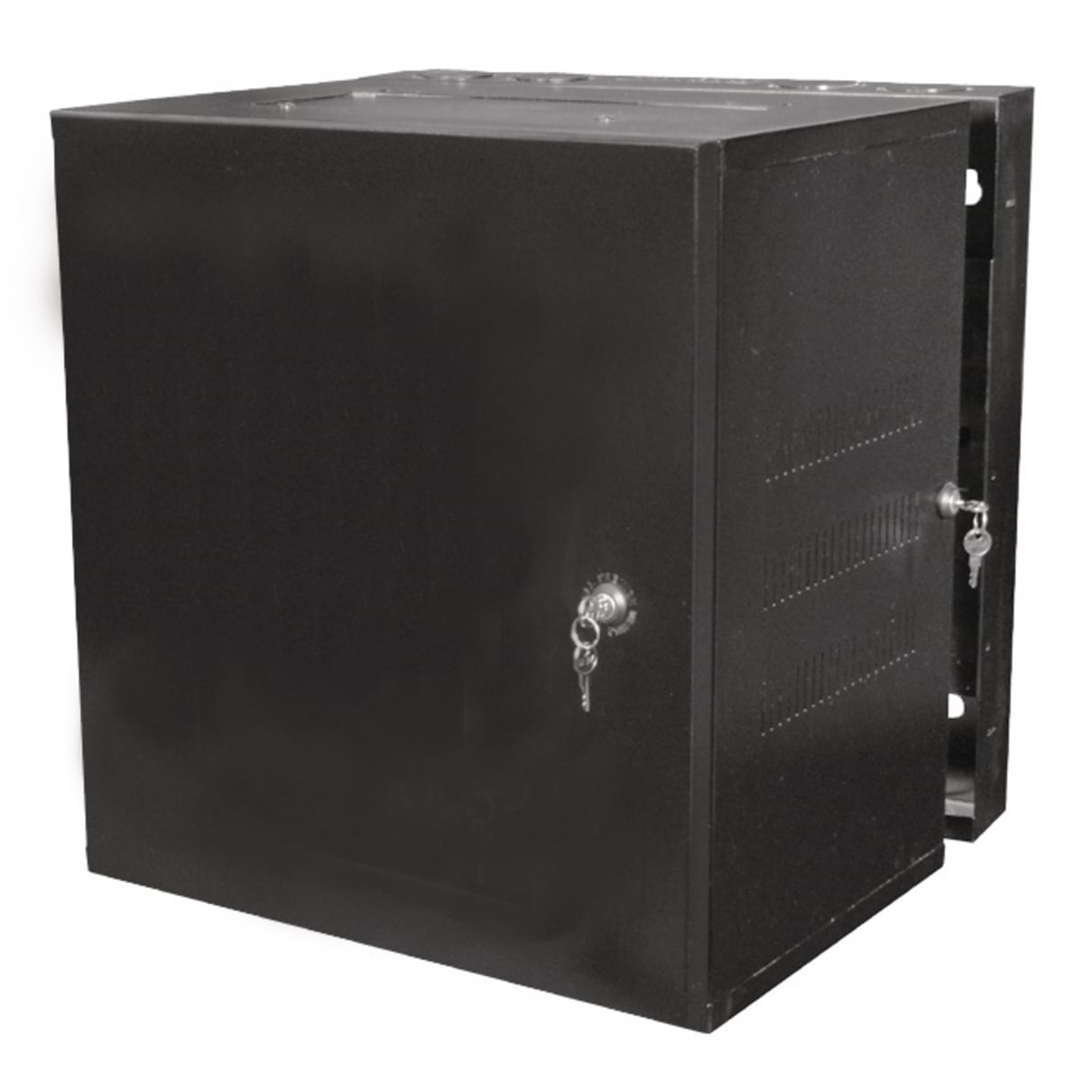 Cabinet Components, QUADCAB 24" H x 26" D, Solid Door, Black