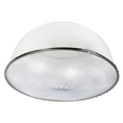 UFO High Bay 2A Optic, polycarbonate refractor (IK08) for 100W and 150W Highbay, 90 degree distribution