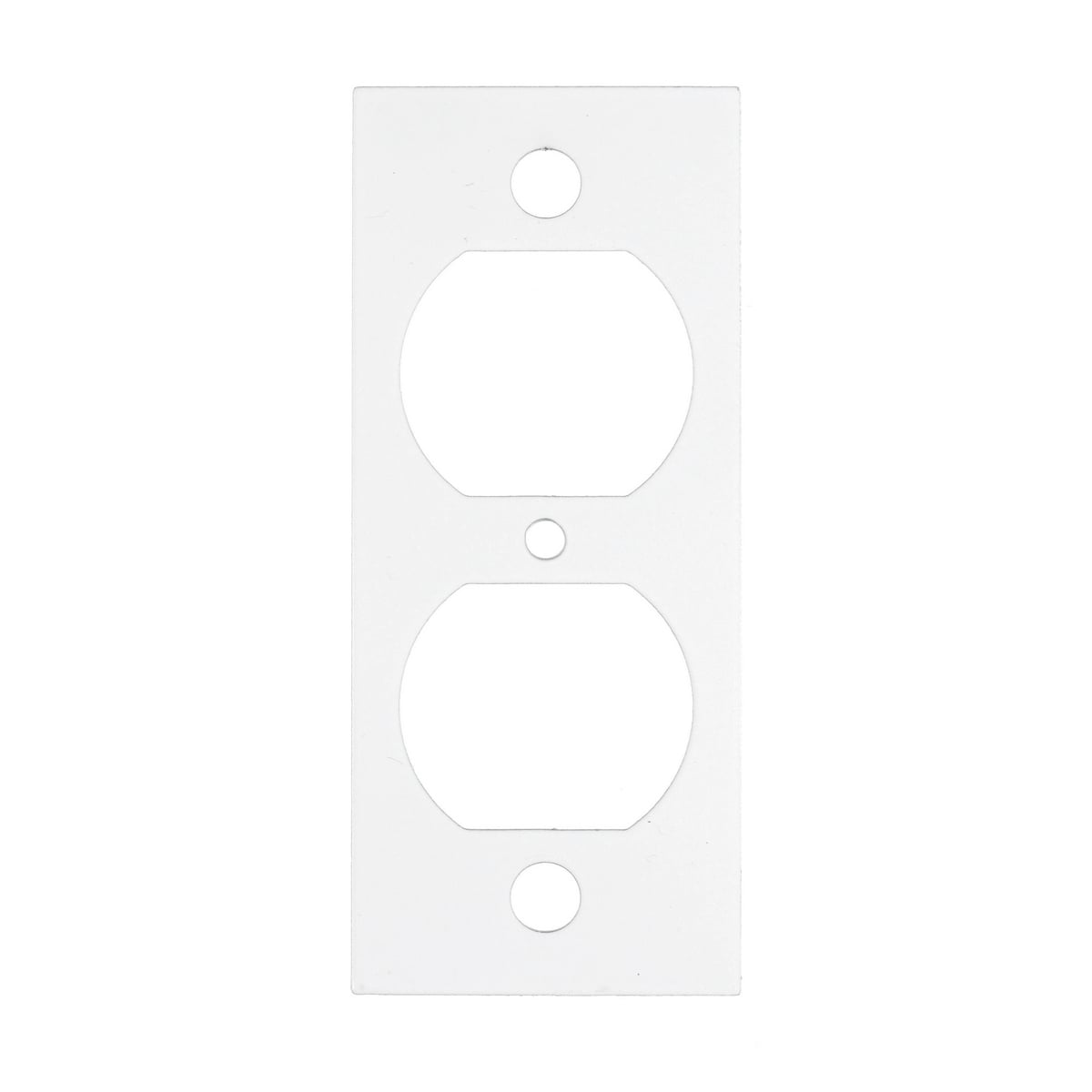Fire Rated Poke Throughs, Recessed 8" Series, Sub Plate, Center, Single Gang, (1) Duplex Opening