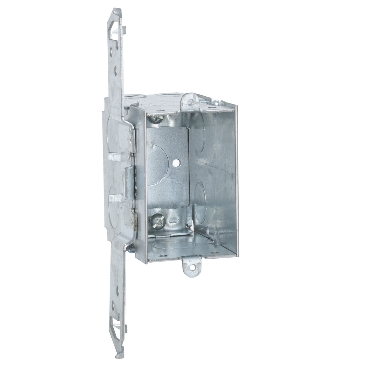 3-1/2 In. Deep Switch Box - Gangable with NMSC Clamps, TS Brkt, 1/2In.Setback