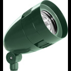 LFlood, 13W, 3000k, LED Bullet with Hood & Lens Verde, Green