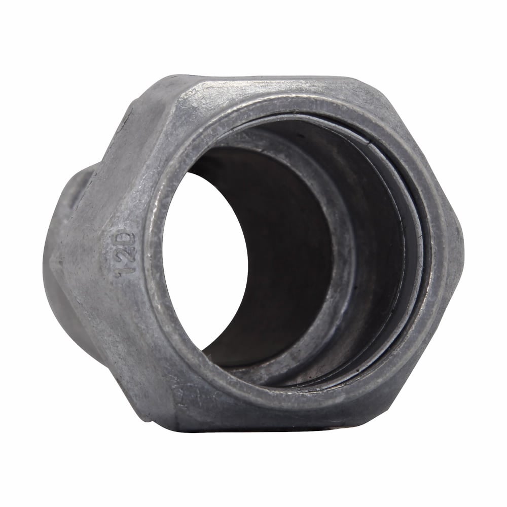 Eaton Crouse-Hinds series FECC combination coupling, EMT (compression) to FMC (screw-in), Zinc die cast, Combination type, 3/4"-3/4"