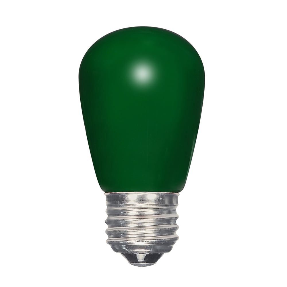 S9171 LED Specialty Lamp, 1.4 W, 10 W Incandescent Equivalent, E26 Lamp Base, S14 Shape, 120 V AC