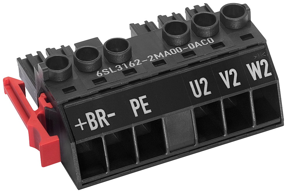 SINAMICS s120 power connector c-/d-type with screw terminals for motor modules 3-30 a frame size booksize