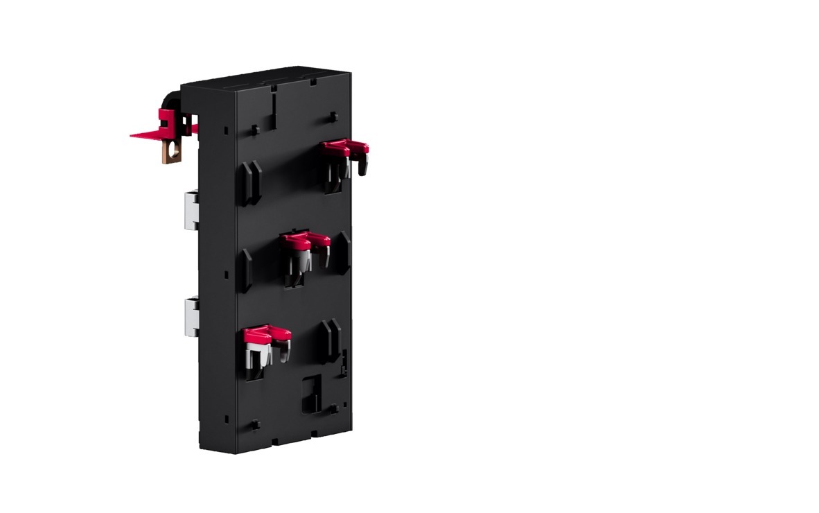 RX CB component adaptor 250 A, 3-pole, design: Universal Fix, W: 105 mm